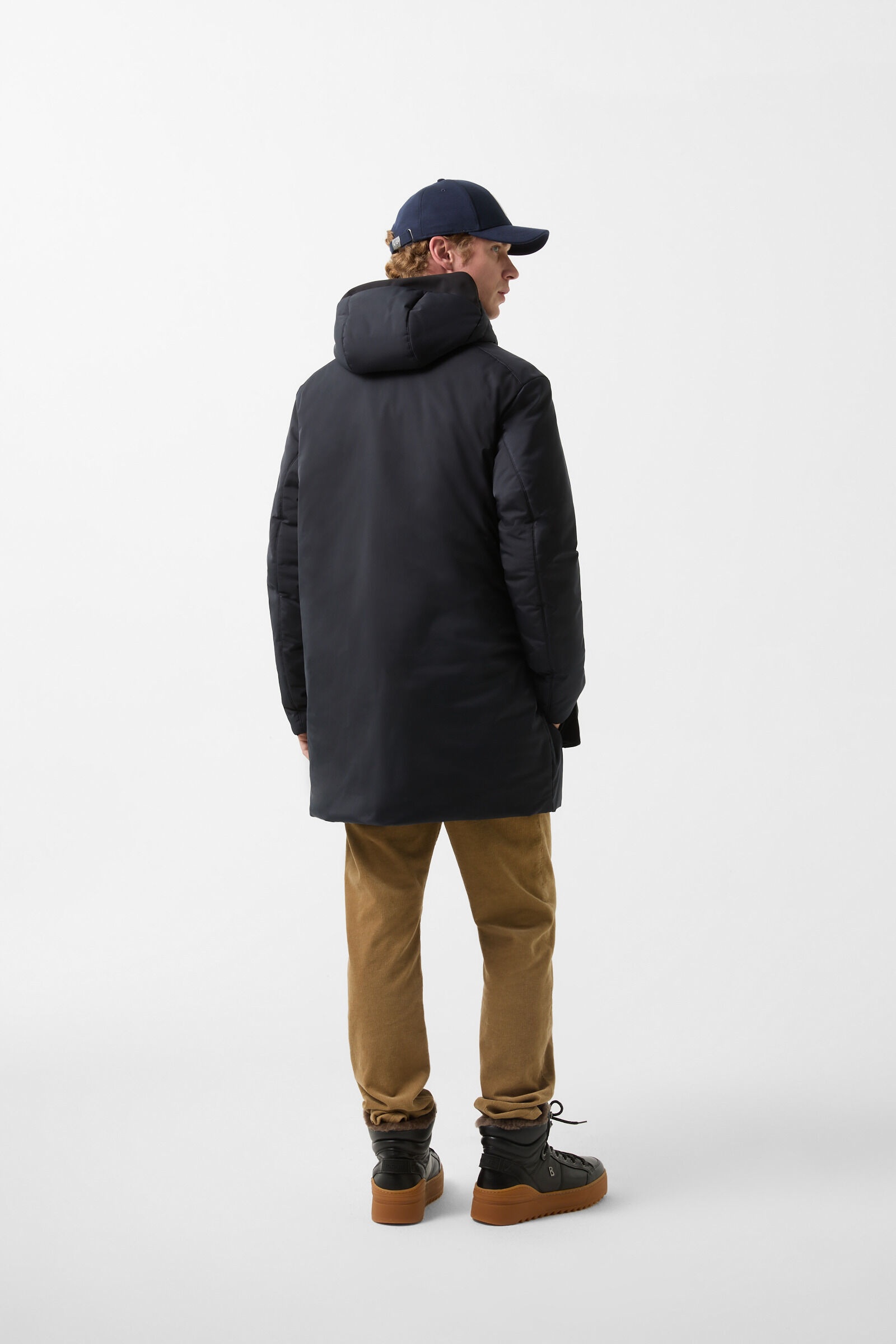 Janis Down parka in Navy blue - 3
