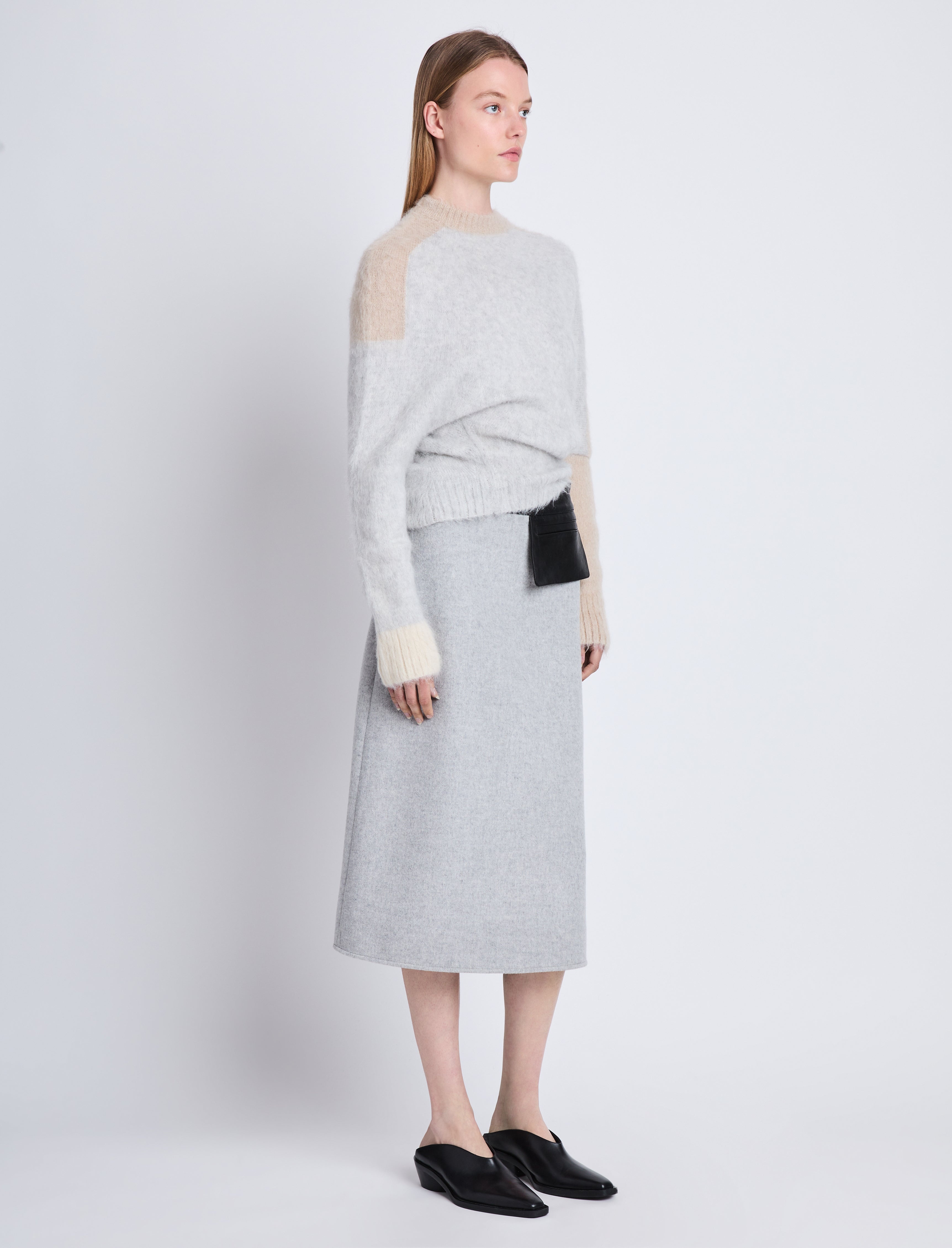 Patti Sweater in Brushed Mohair - 5