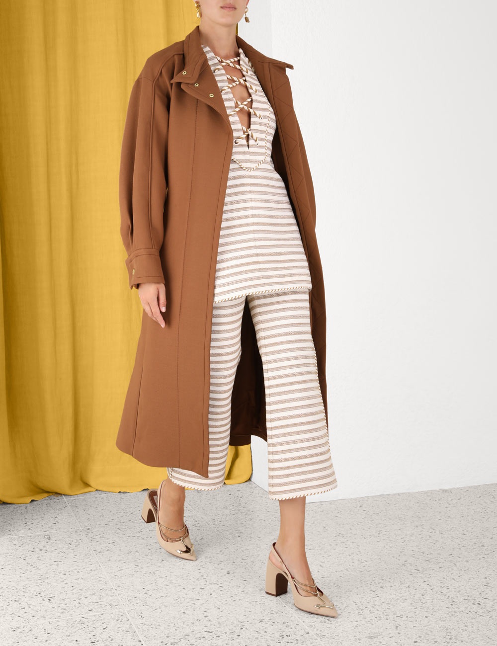 HIGH TIDE FUNNEL NECK COAT - 8