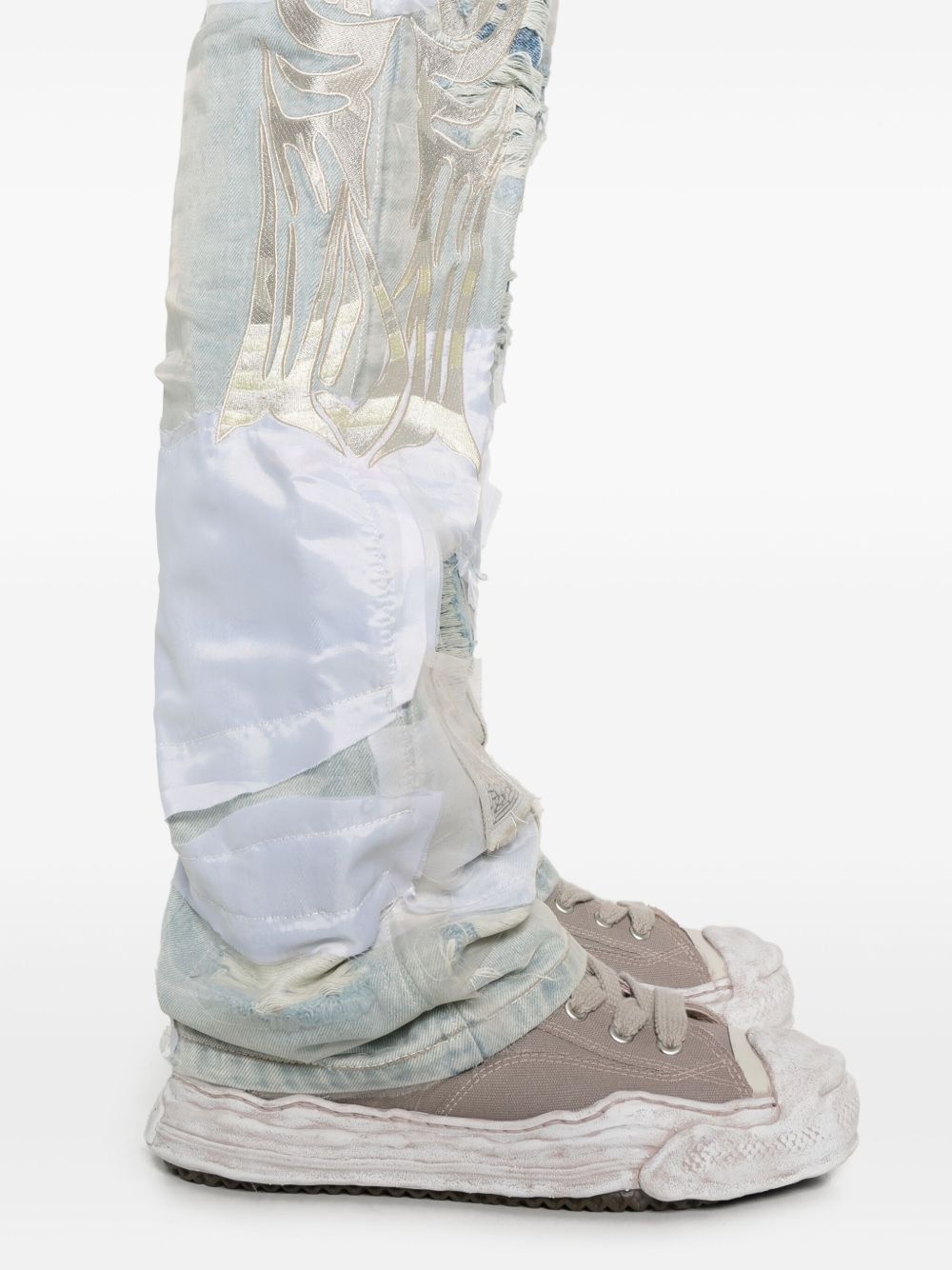 Winged Organza jeans - 5