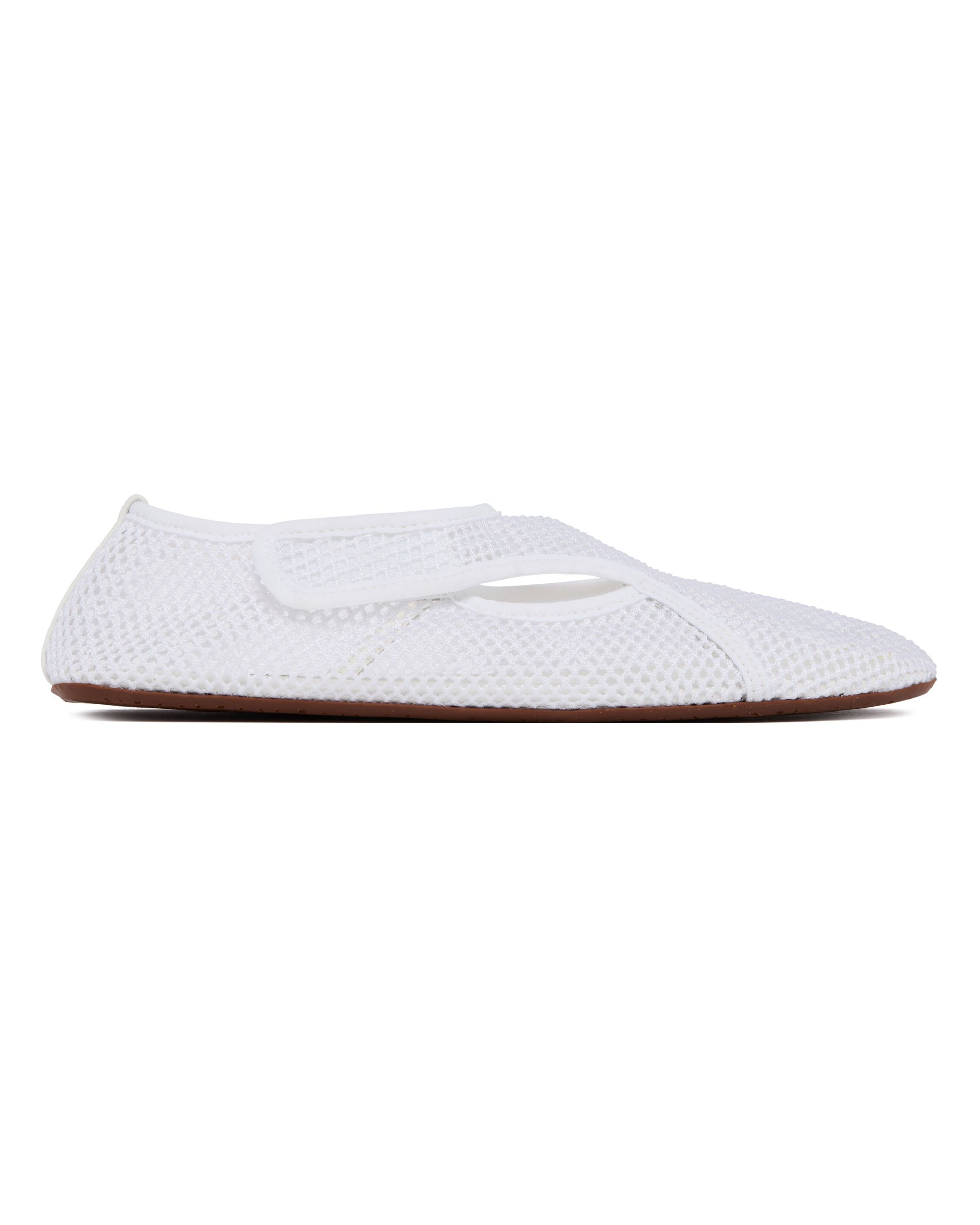 White Mesh Slippers - 2