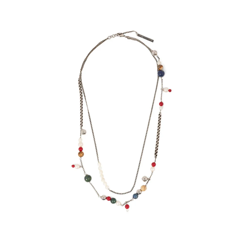 Dries Van Noten Silver Necklaces Men - 1