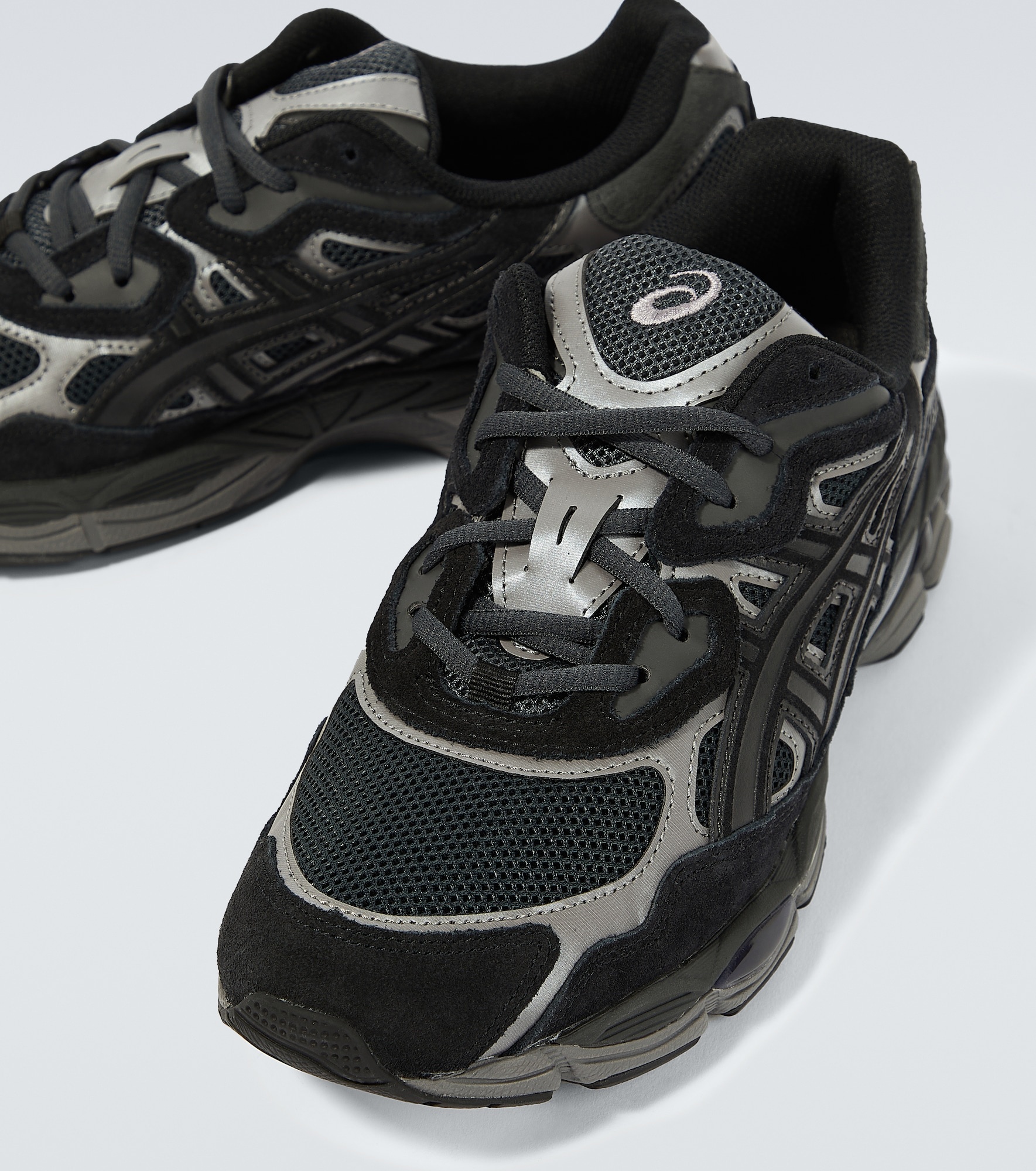 GEL-NYC leather-trimmed sneakers - 3