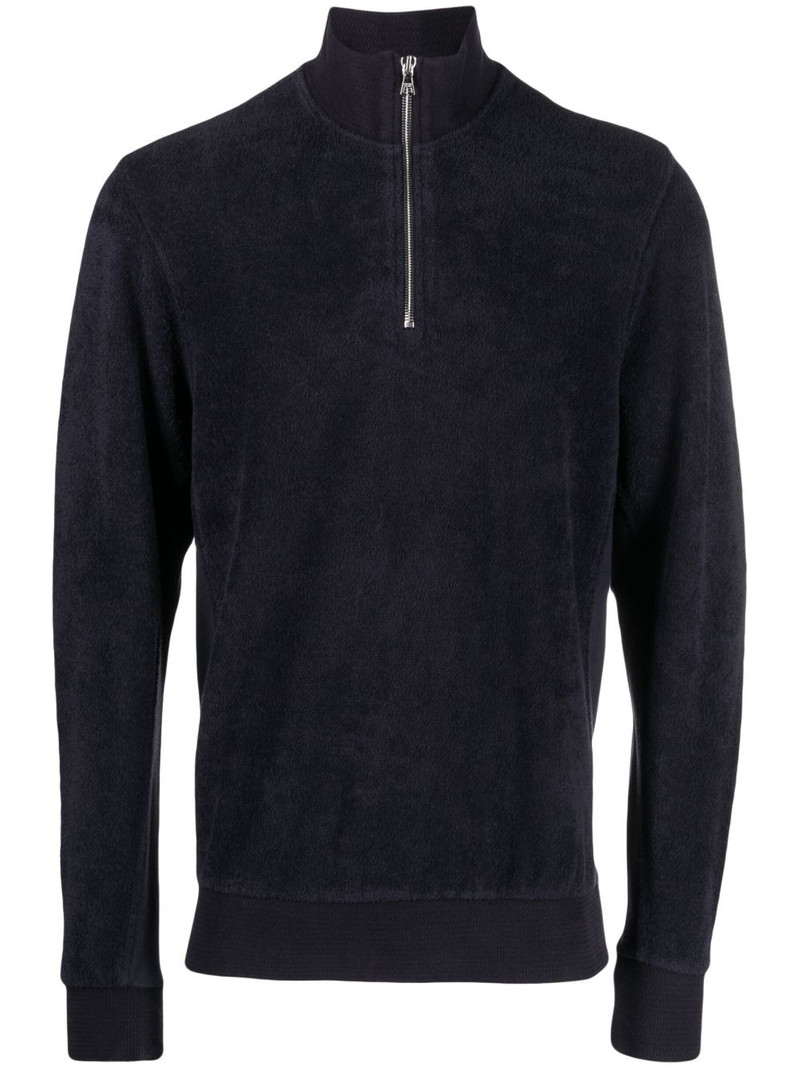 half-zip cotton sweater 1