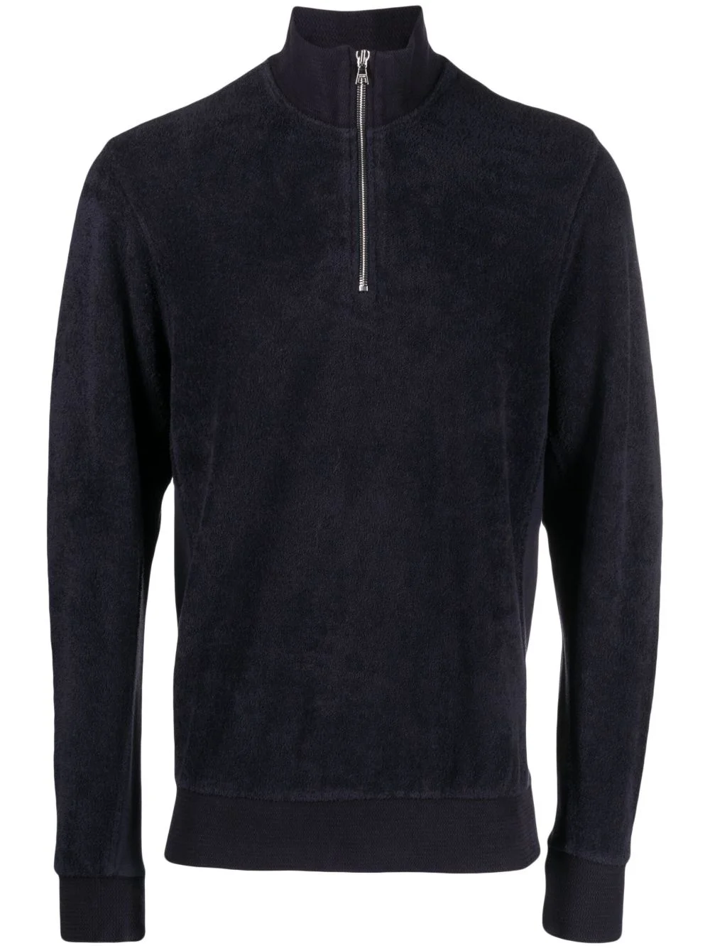 half-zip cotton sweater - 1