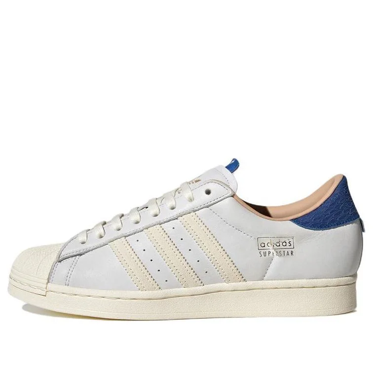 adidas 원본 Superstar '화이트 크림 블루'HQ6458 - 1