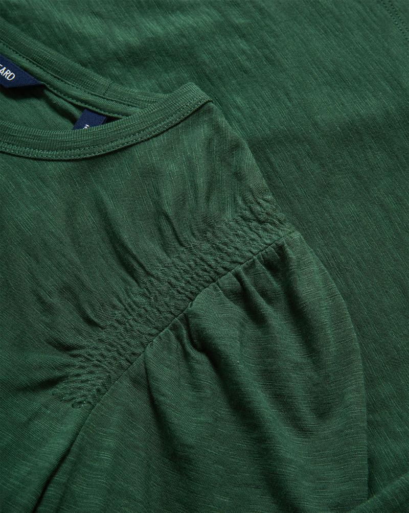 BOUVET SMOCKED-SHOULDER T-SHIRT 4