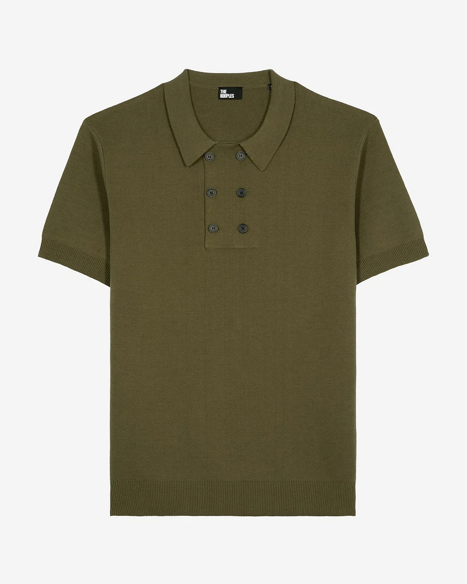 KHAKI KNIT SWEATER - 1
