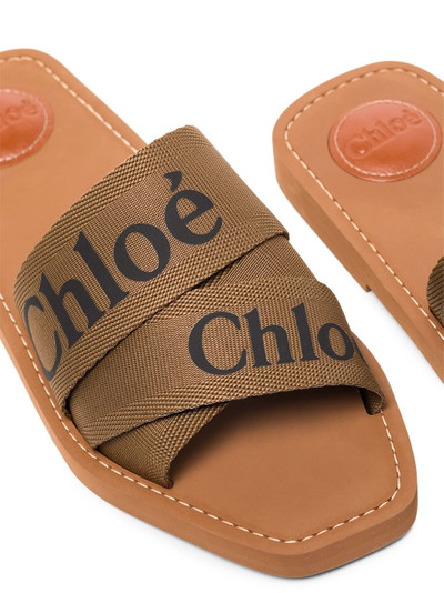 Chloé Woody logo sandals outlook