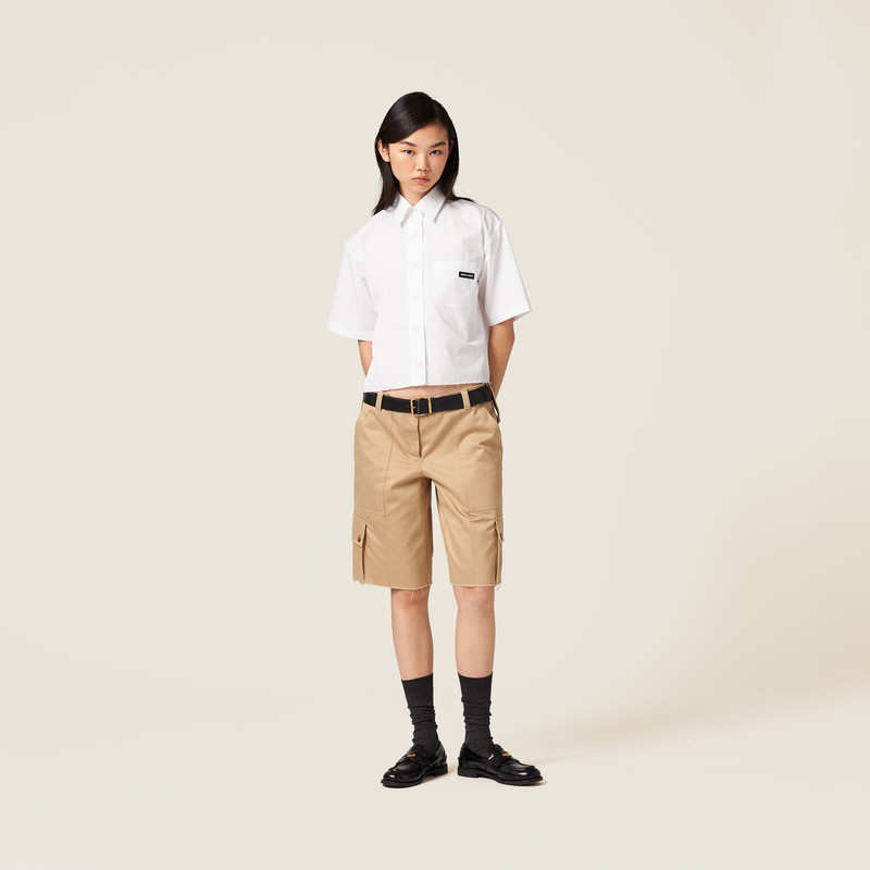 Miu Miu Poplin shirt outlook