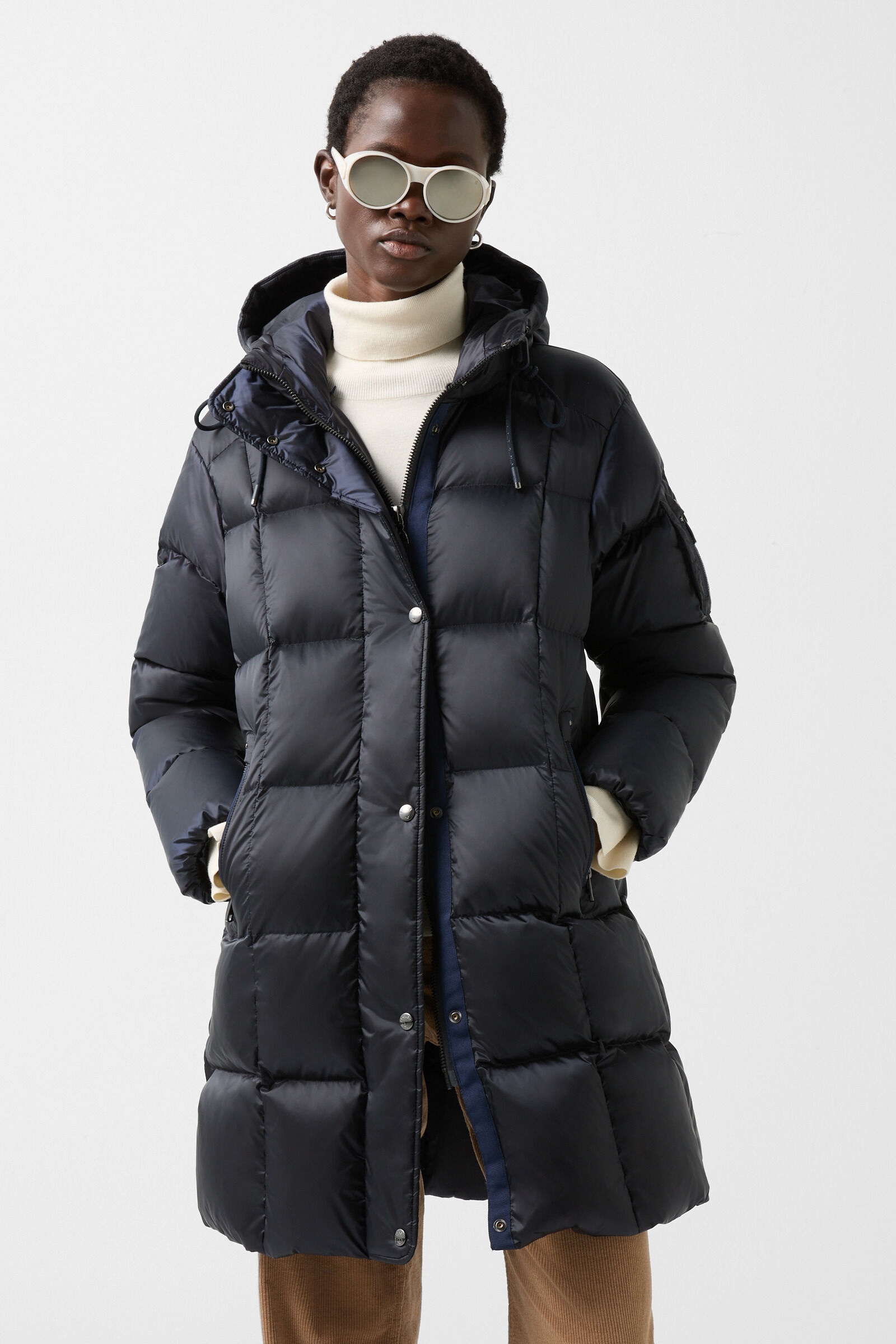 Fanja Down coat in Navy blue - 1