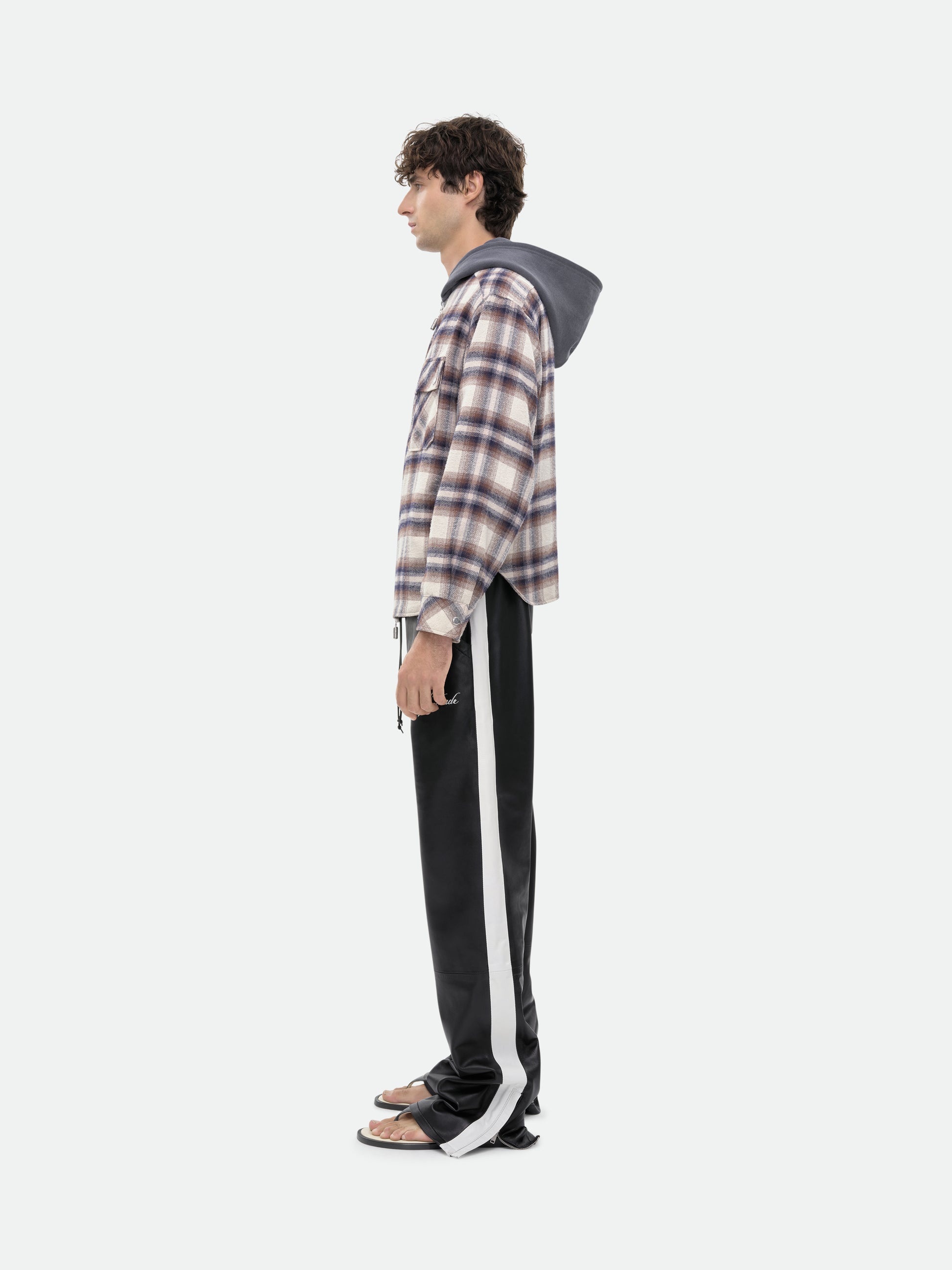 HOODED FLANNEL JACKET - 10