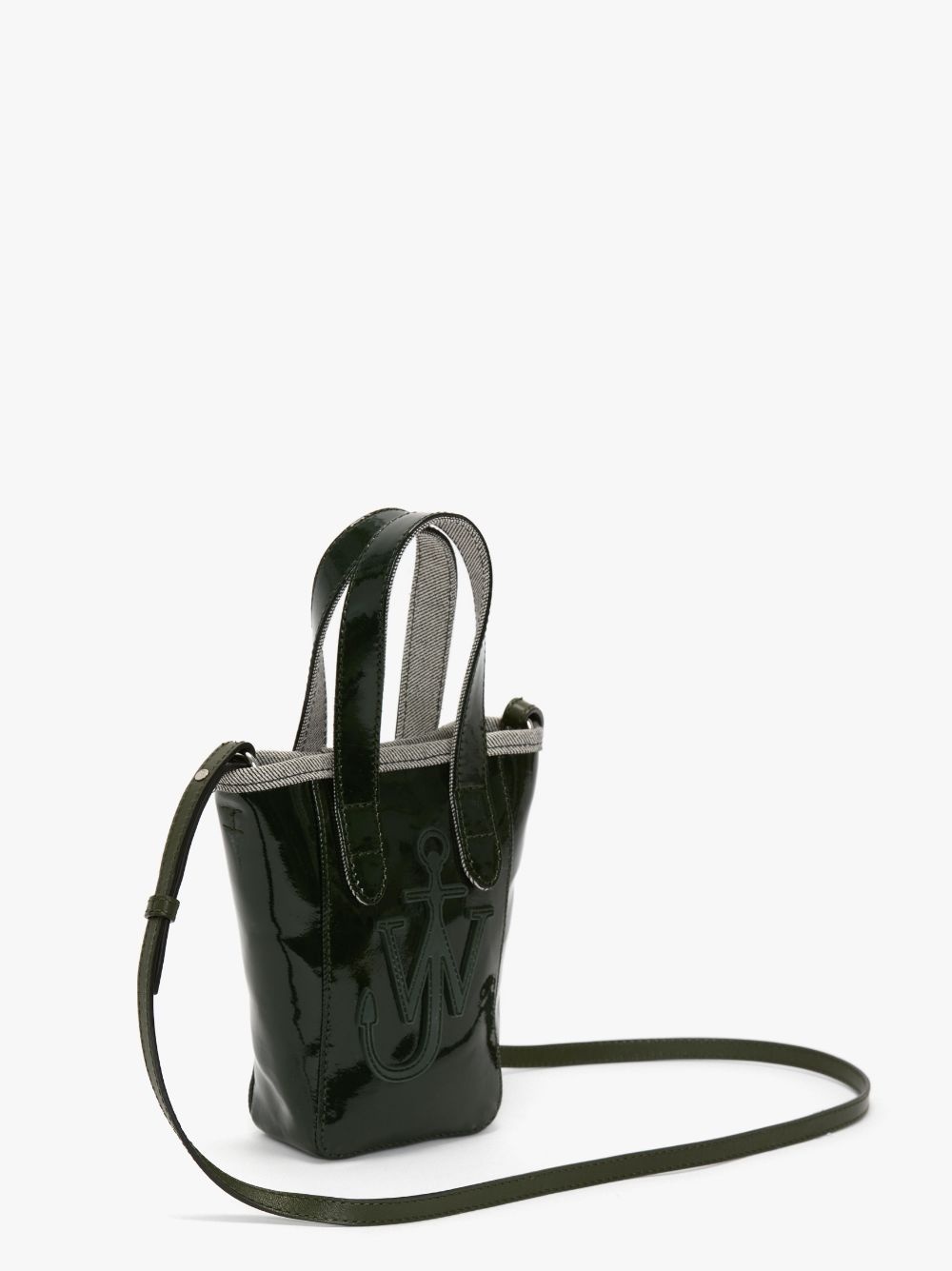 MINI BELT TOTE - MINI COATED DENIM TOTE BAG - 2