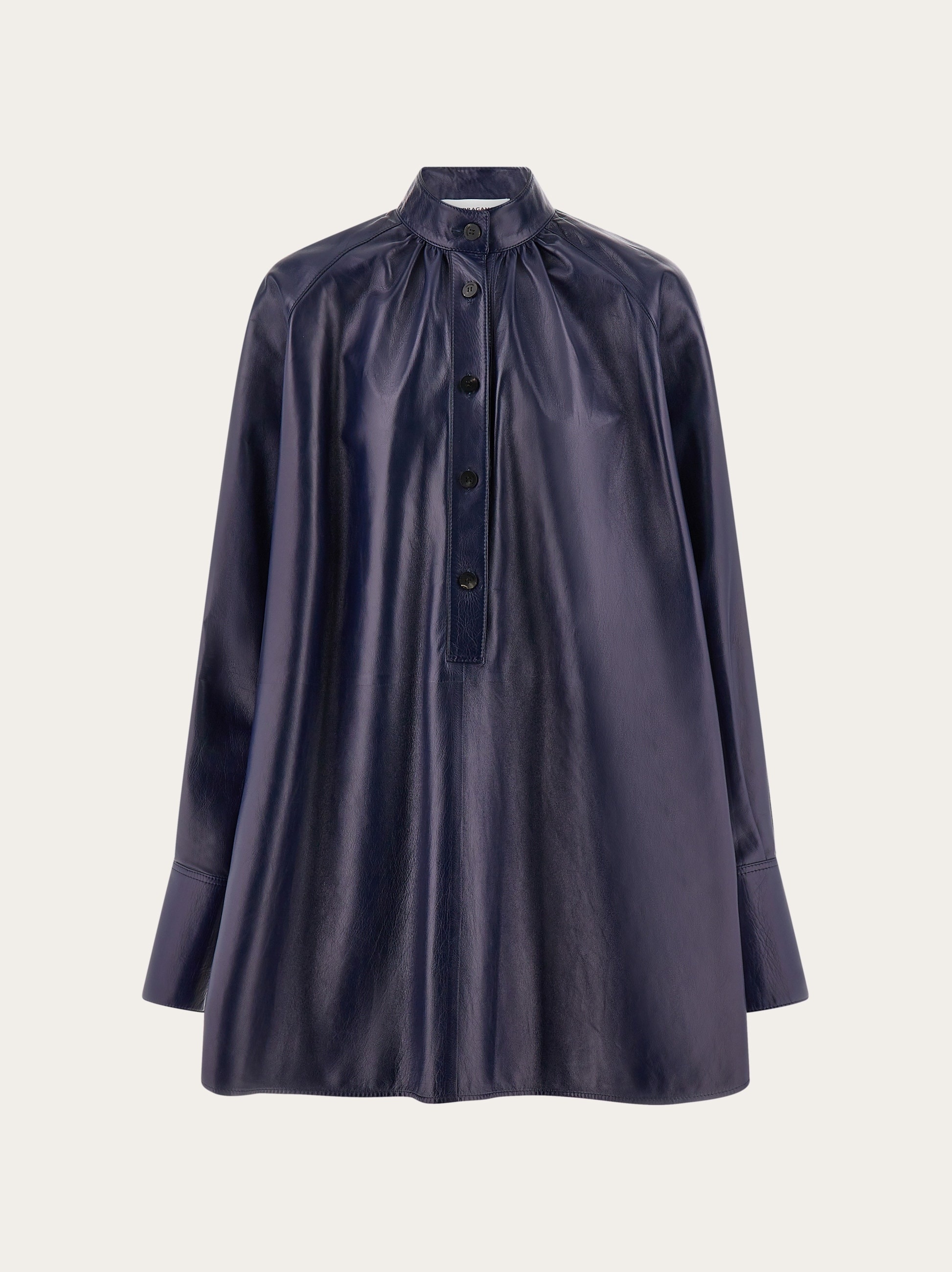 Oversize nappa shirt - 1