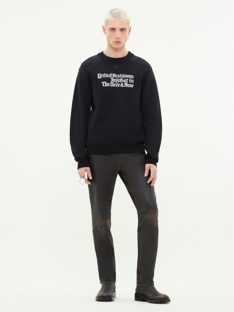 courrèges RESISTANCE JACQUARD SWEATER outlook