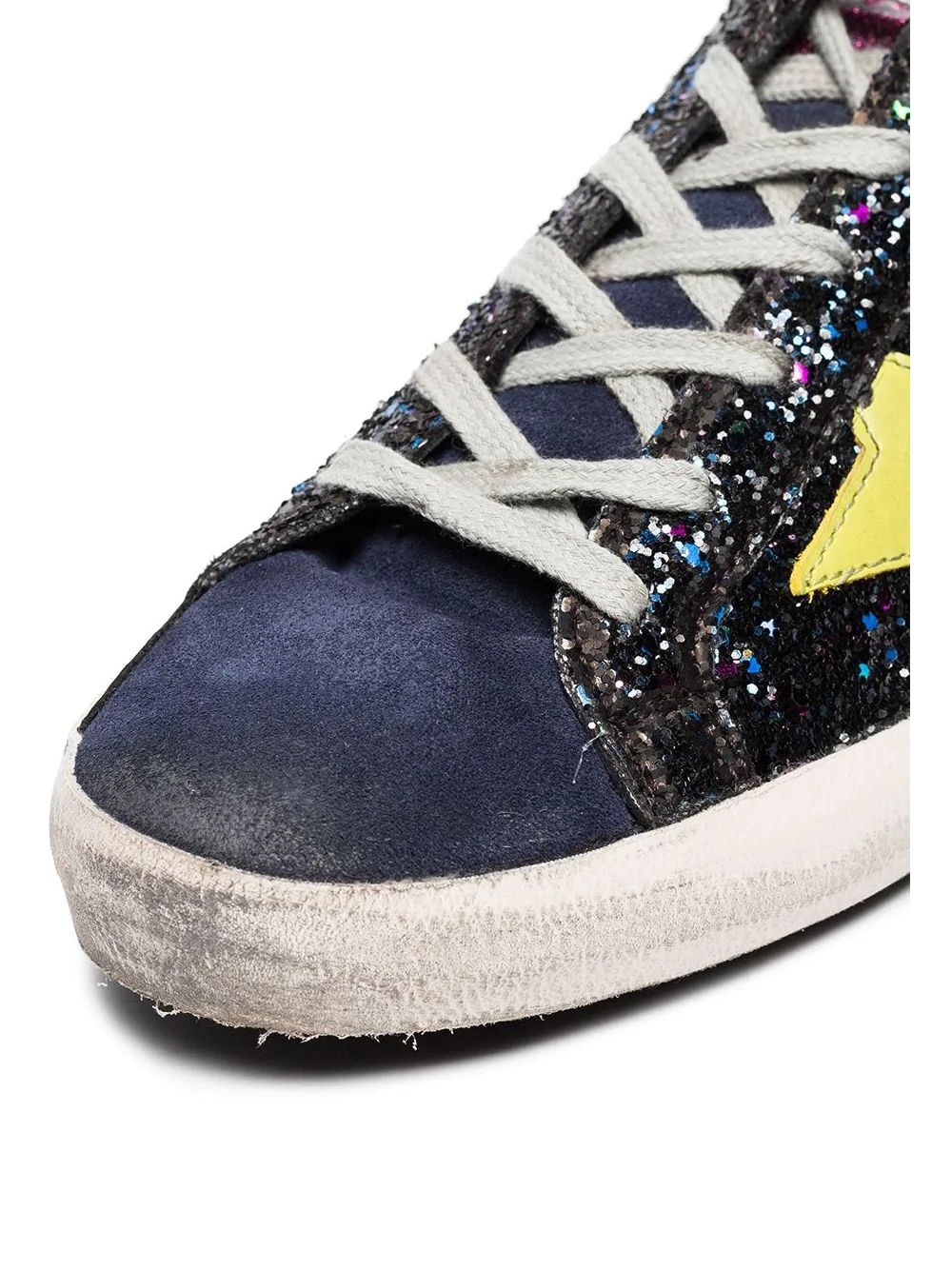 glitter embellished Superstar sneakers - 5