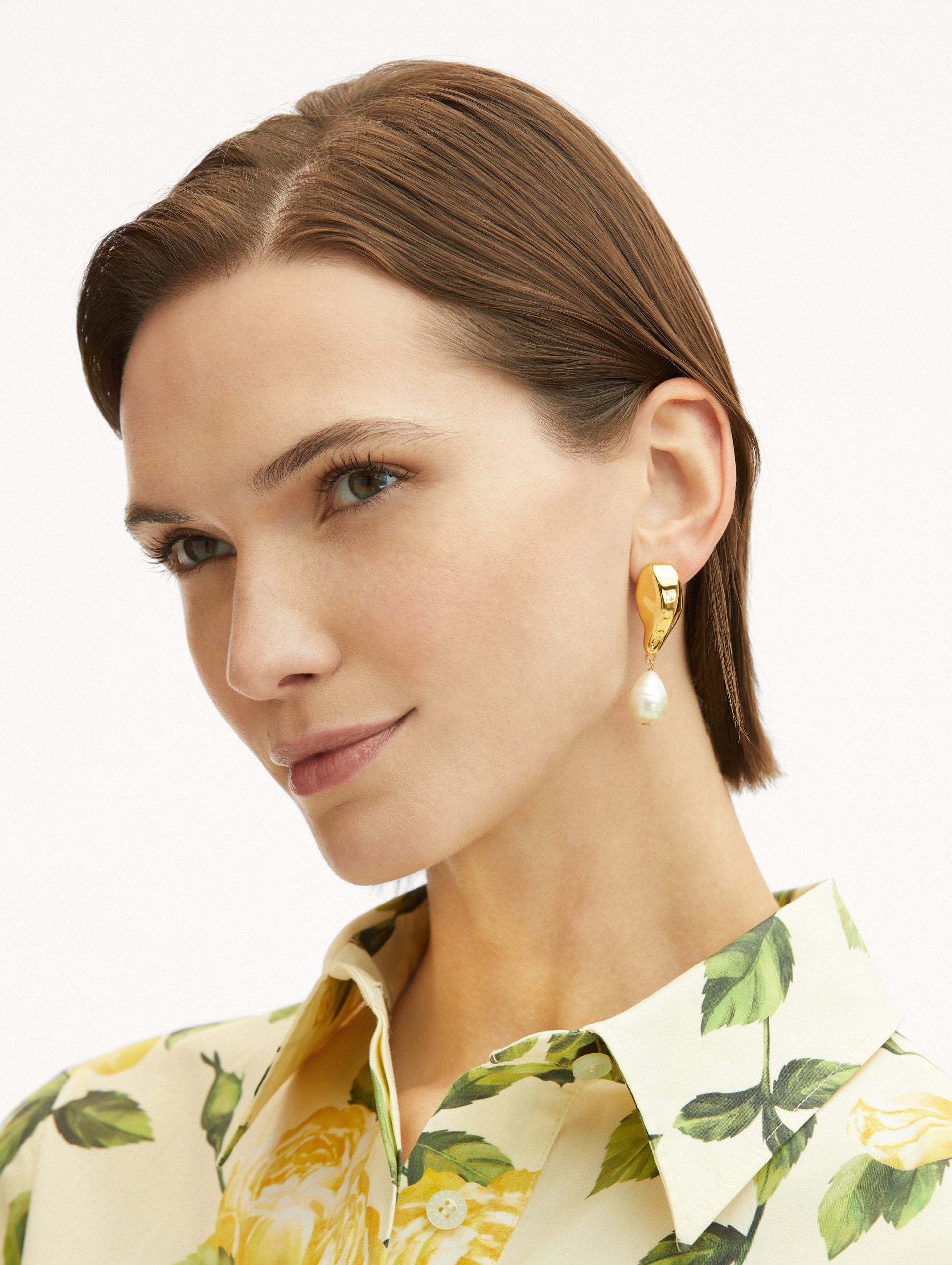 BAROQUE PEARL DROP EARRINGS - 2