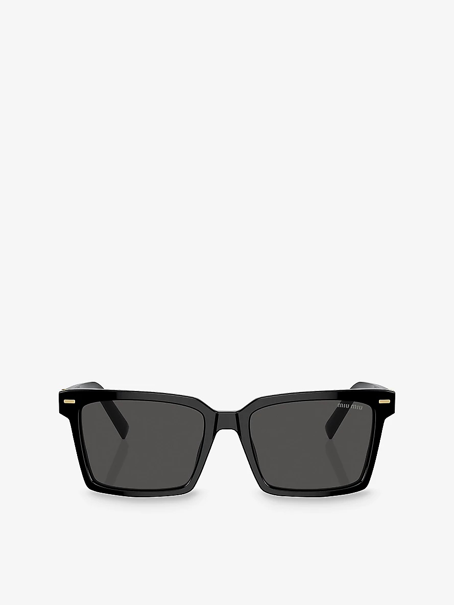 MU 13ZS rectangle-frame acetate sunglasses - 1