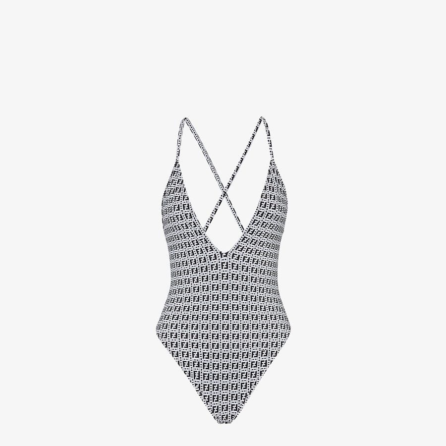 White LYCRA® swimsuit - 1
