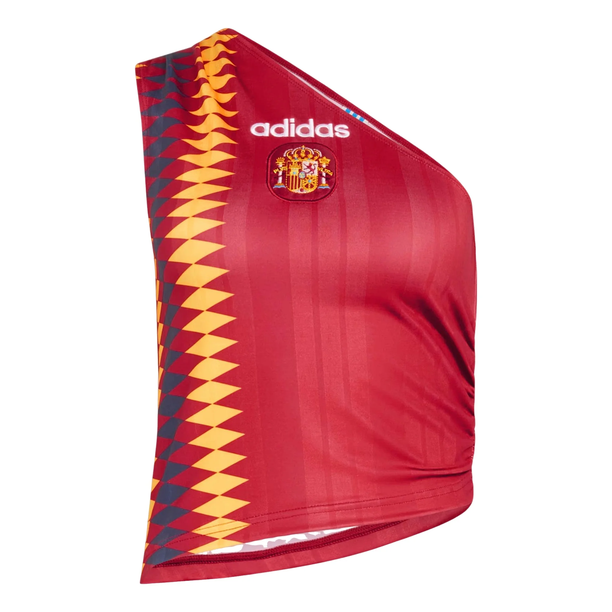 (WMNS) adidas Spain Reconstructed Bringback Jersey Asia Sizing 'Collegiate Red' KE2292 - 1
