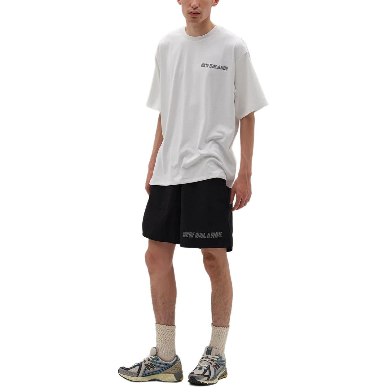 New Balance MET24 Reflection NB Logo T-Shirt 'White' AMT45005-WT - 3