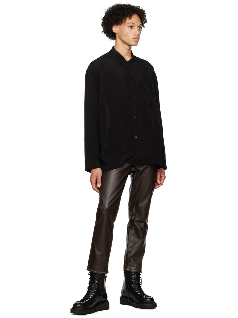 CMMN SWDN Black Arlo Shirt outlook
