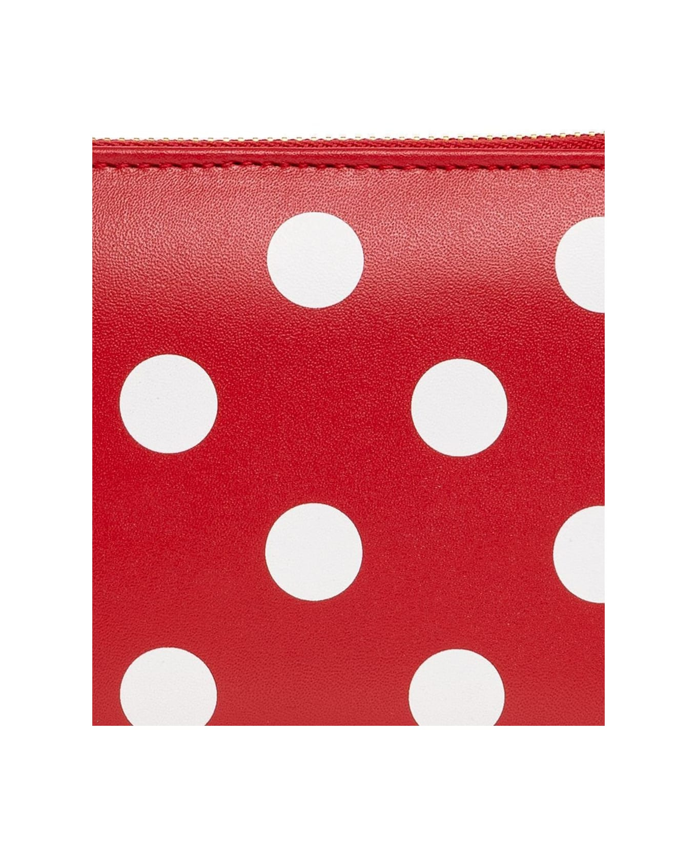 Polka Dot Printed Zip-around Wallet - 5