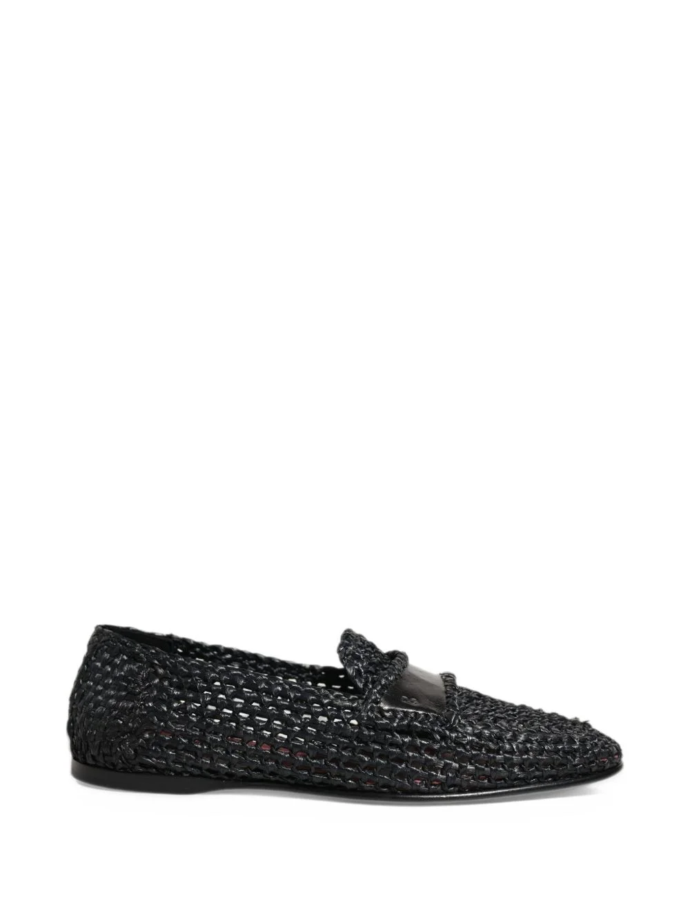woven slip-on loafers - 1