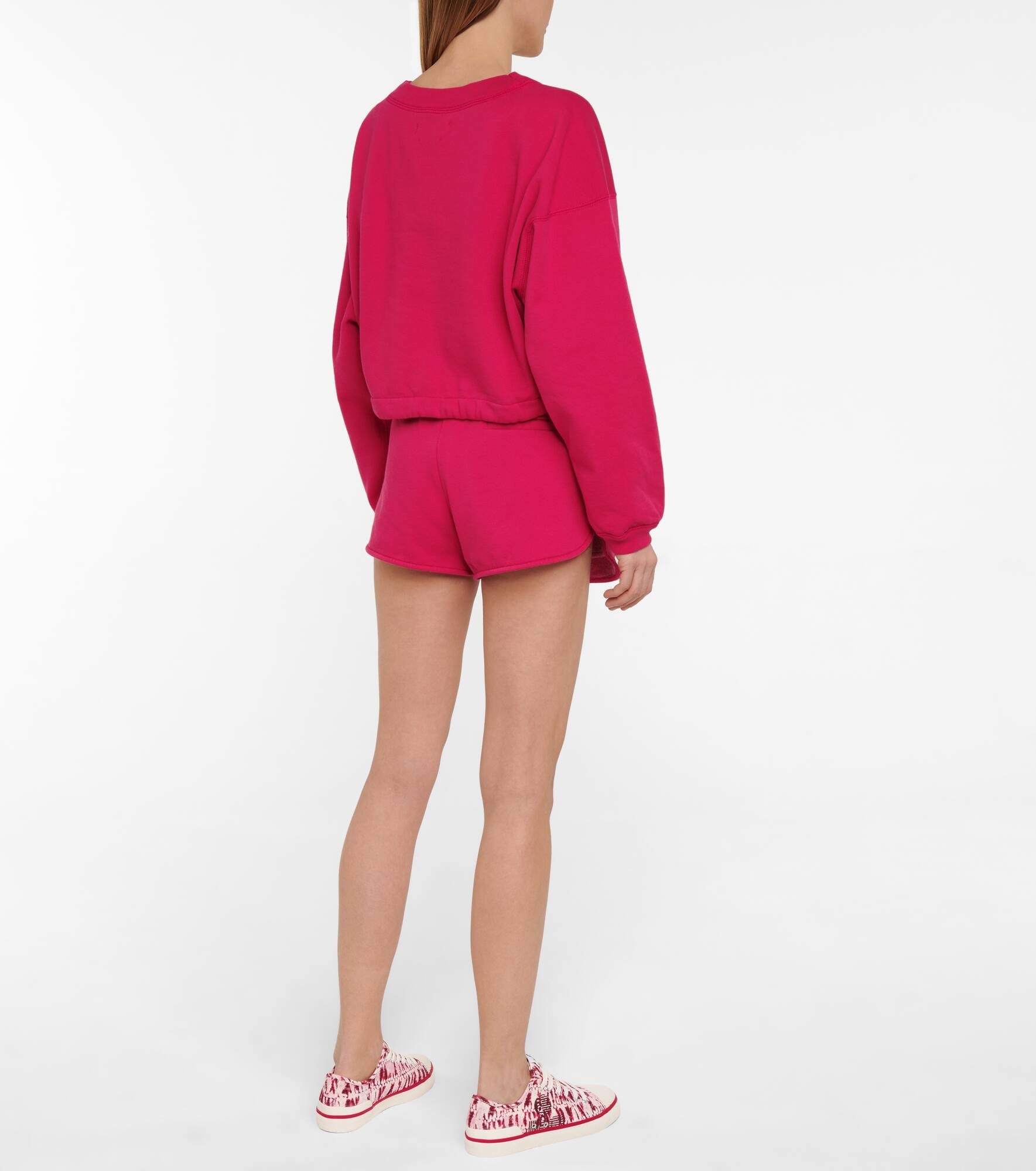 Mifikia cotton-blend jersey shorts - 3