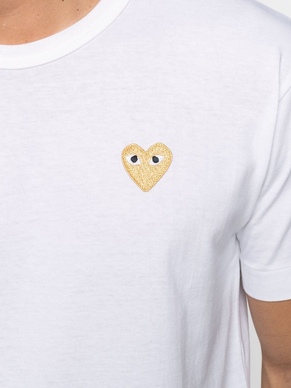 EMBROIDERED LOGO COTTON T-SHIRT - 5