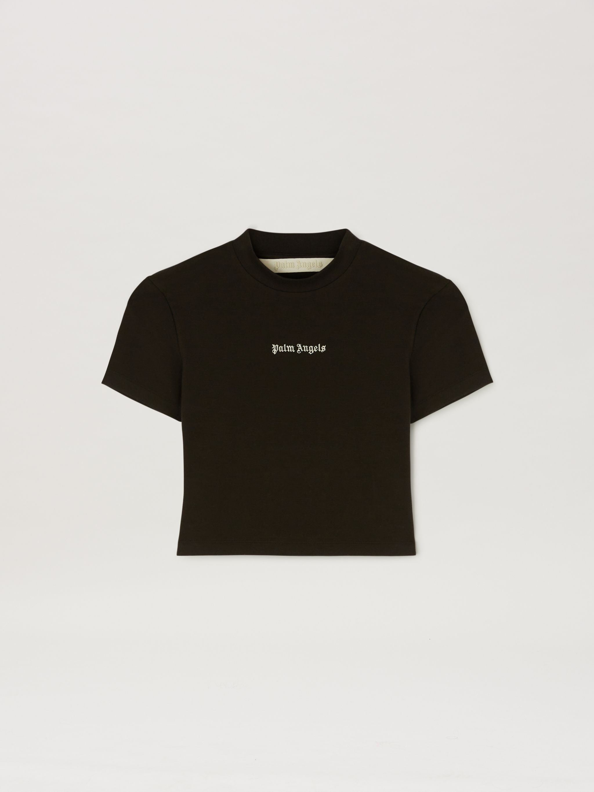 Logo fitted T-shirt black - 1