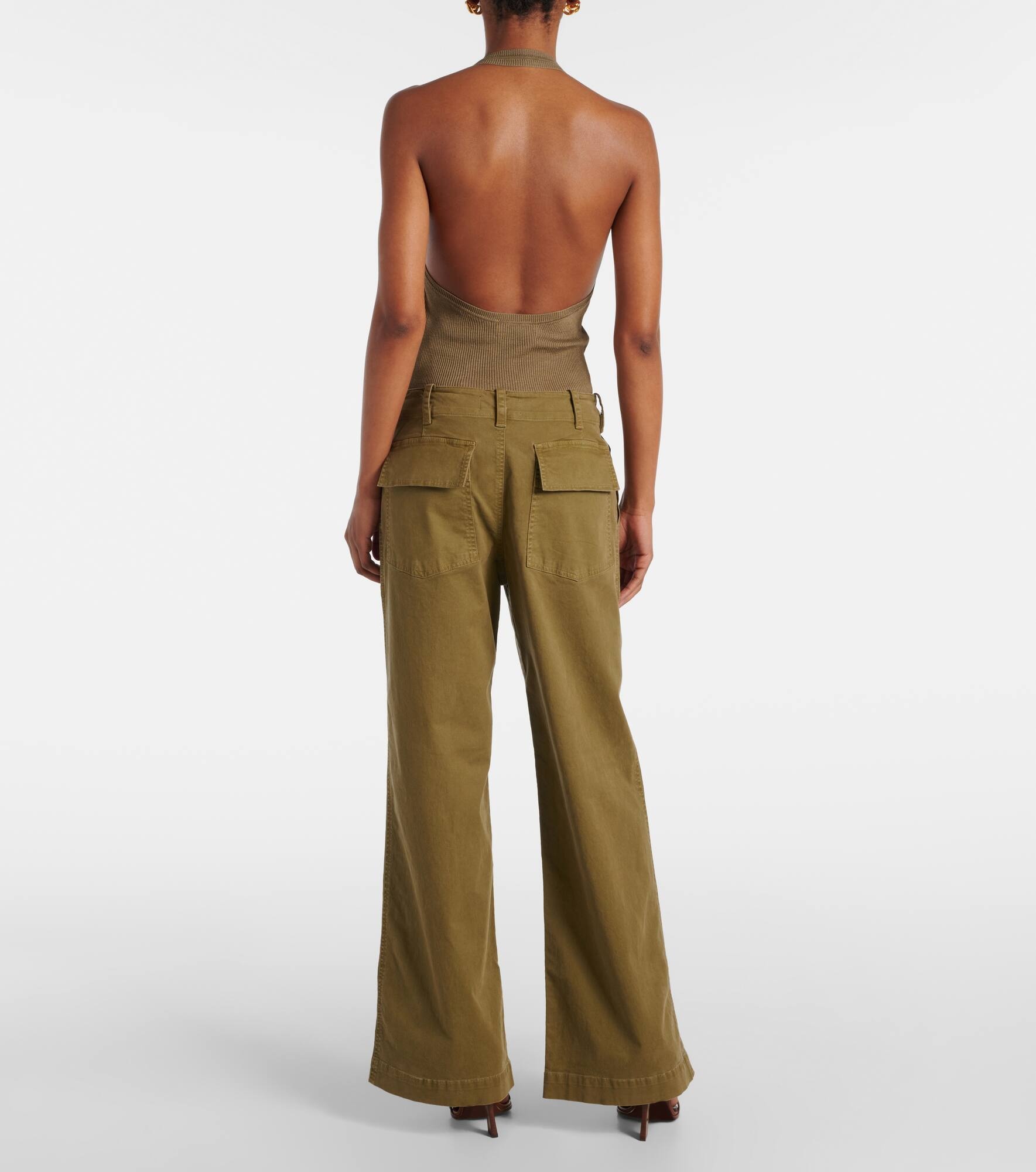 Leon cotton wide-leg pants - 3