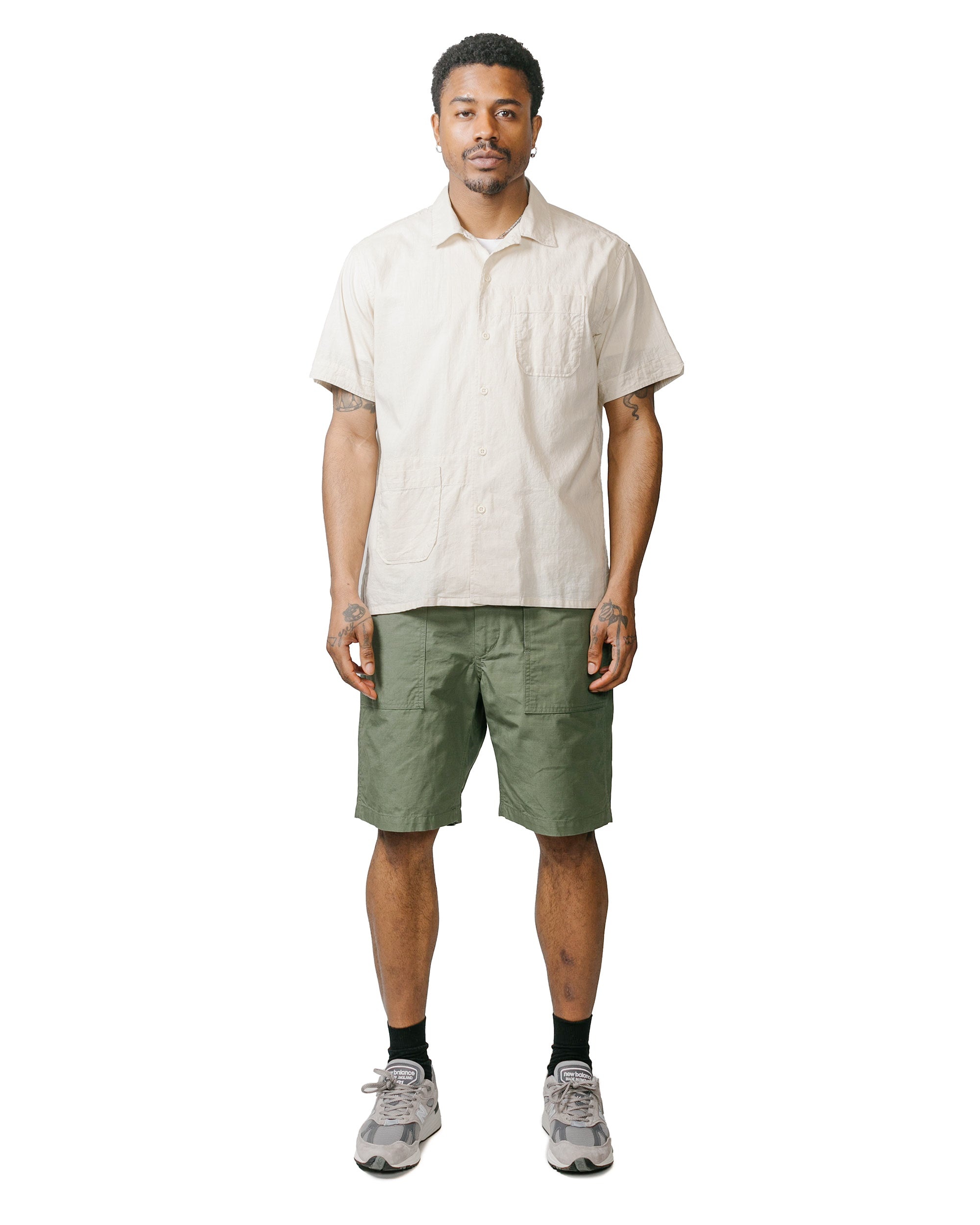 Fatigue Short Olive Cotton Ripstop - 4
