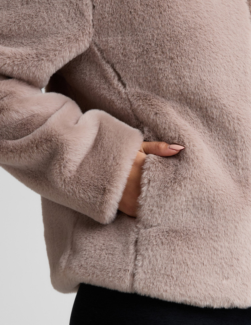 On The List Faux Fur Jacket 5
