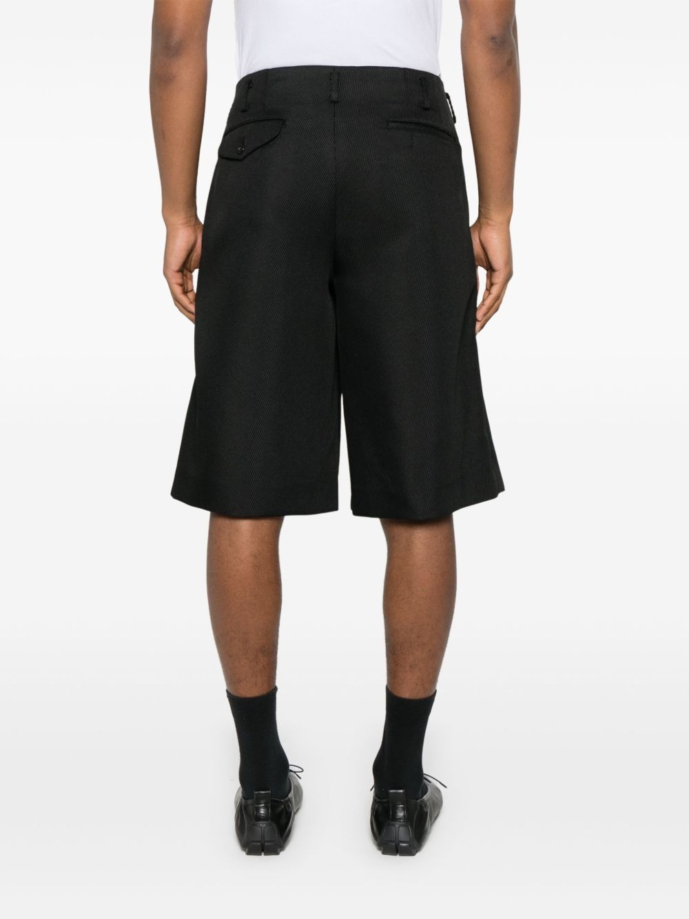 twill-weave shorts - 4