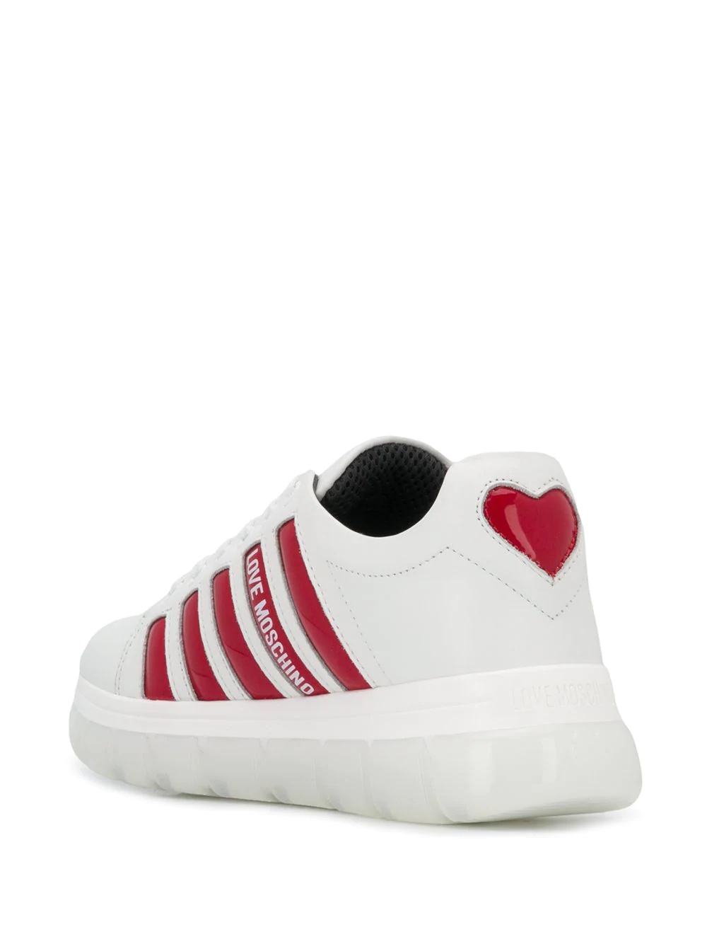 stripe-side low-top trainers  - 3