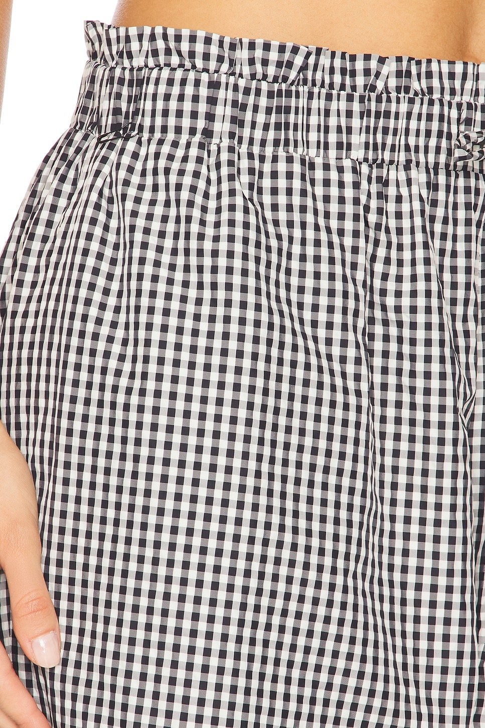 Kennedy Ruffle Gingham Track Pant - 6
