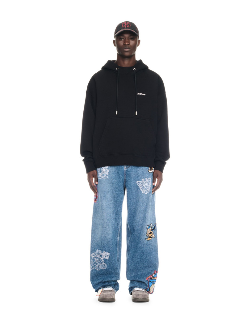 Off-White Black Arrow Skate Hoodie outlook