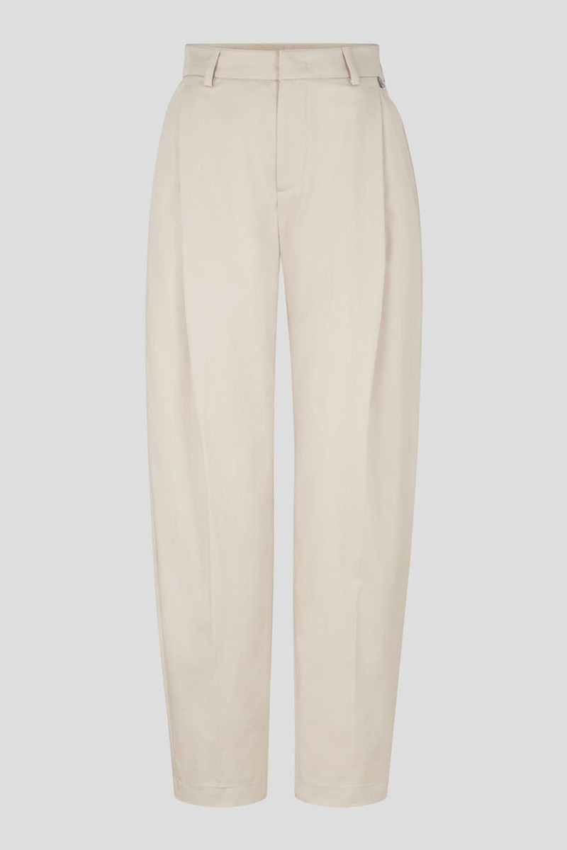 Jenny Pleat-front pants in Sand 1
