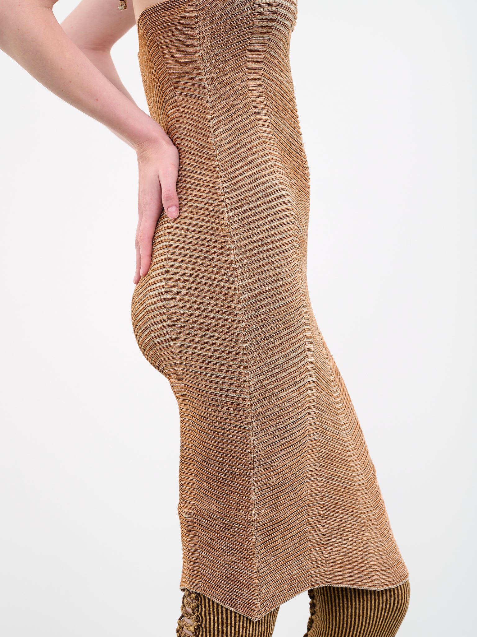 Keyhole Knit Dress - 5