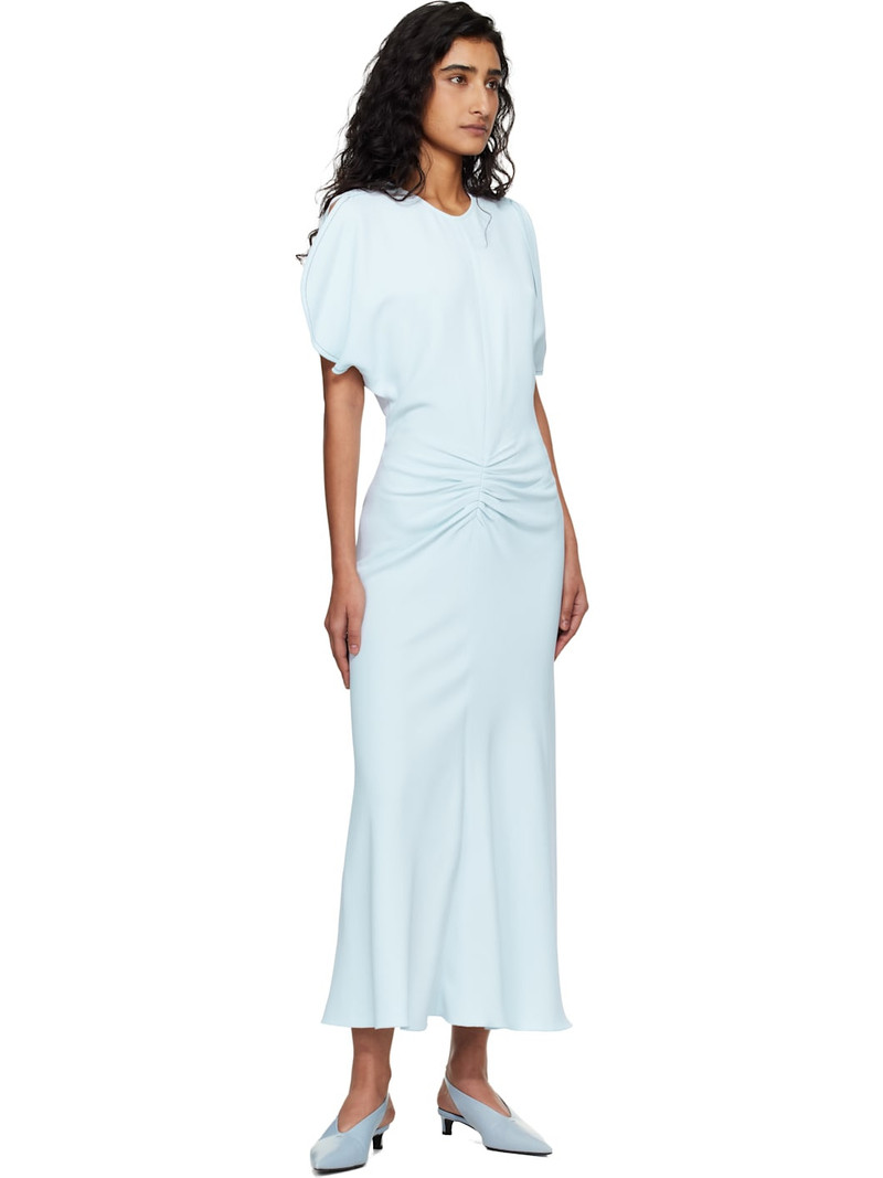 Victoria Beckham Blue Bela Midi Dress outlook