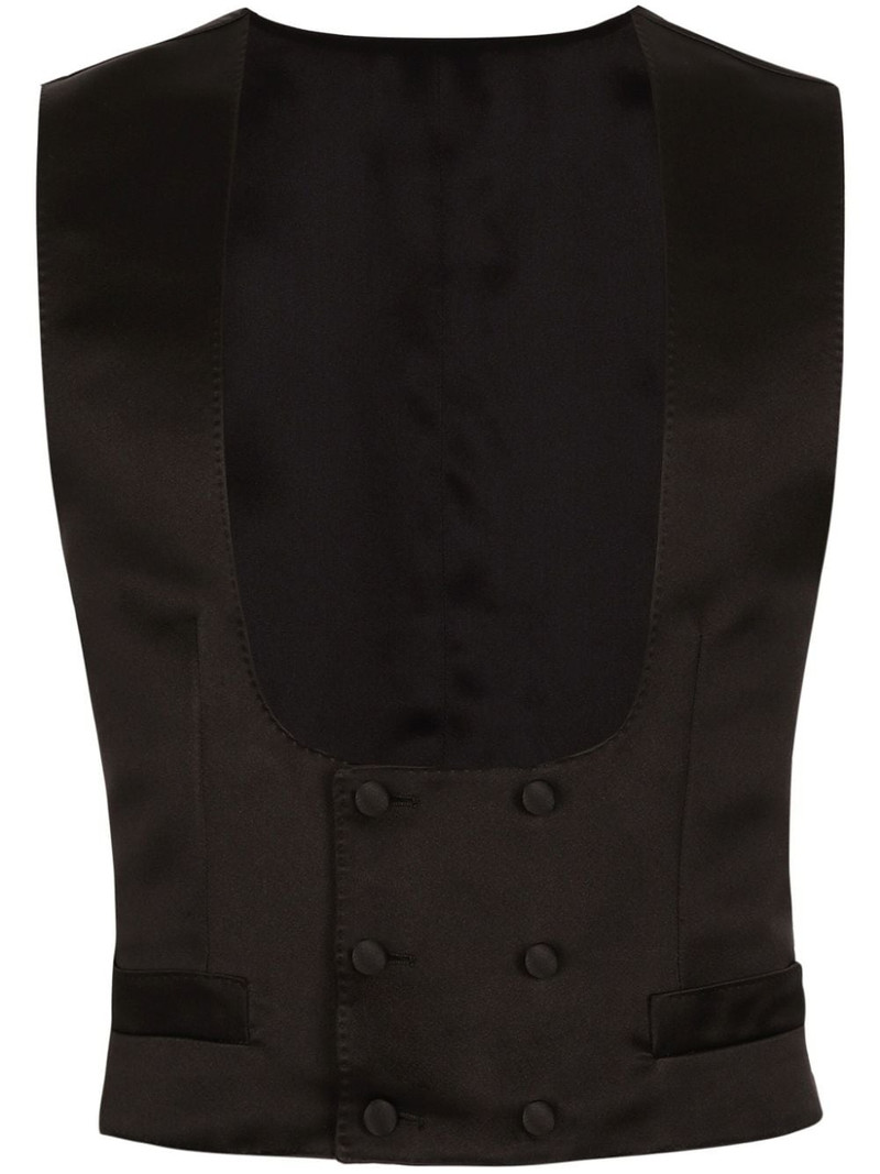 sleeveless silk jacket 1