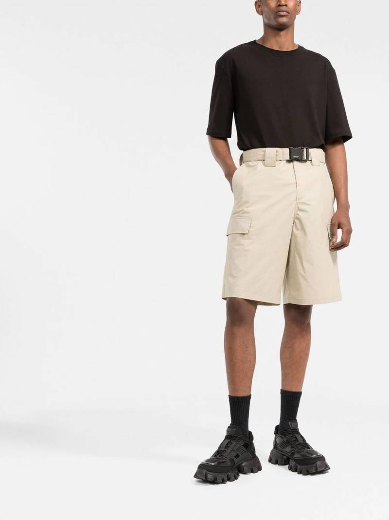 Off-White high-waisted bermuda shorts outlook