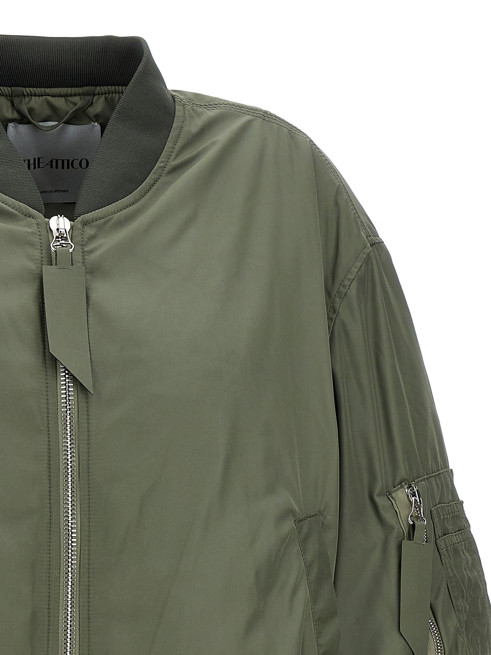 The Attico Women Nylon Bomber Jacket - 3