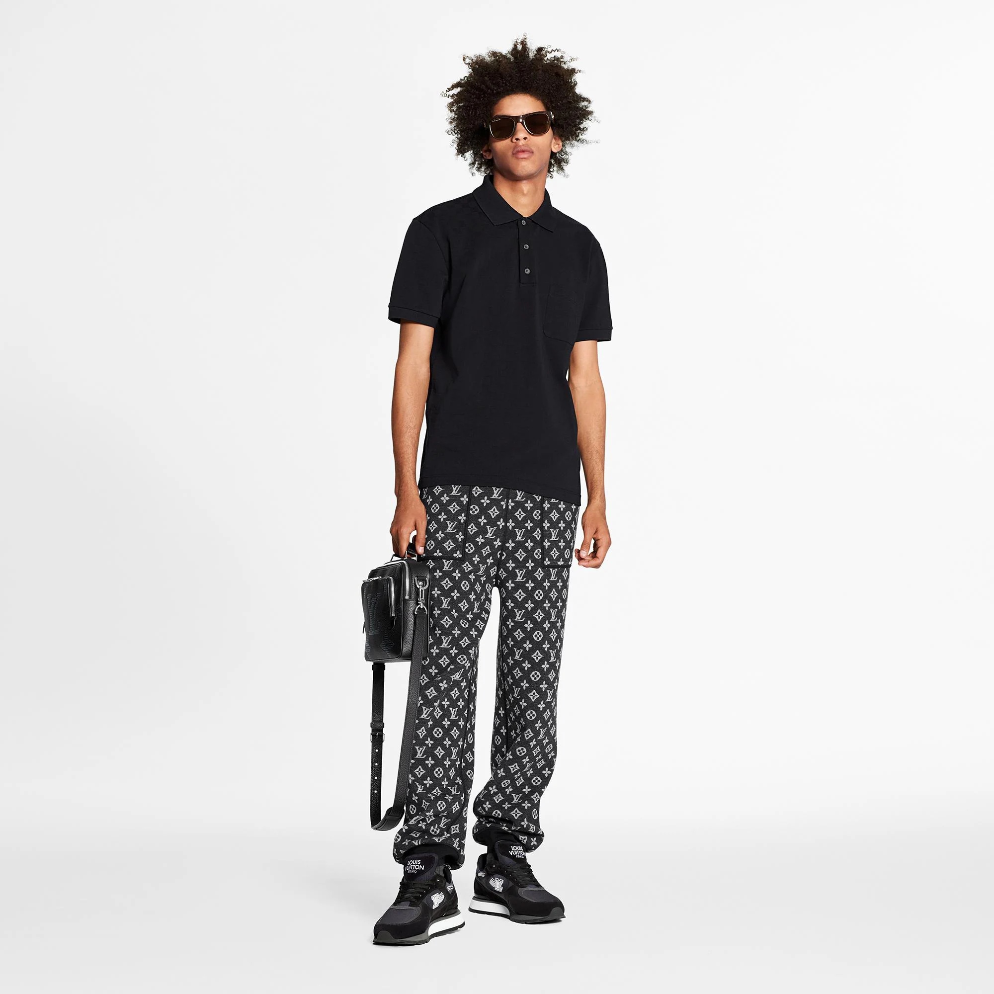 Half Damier Pocket Polo - 5