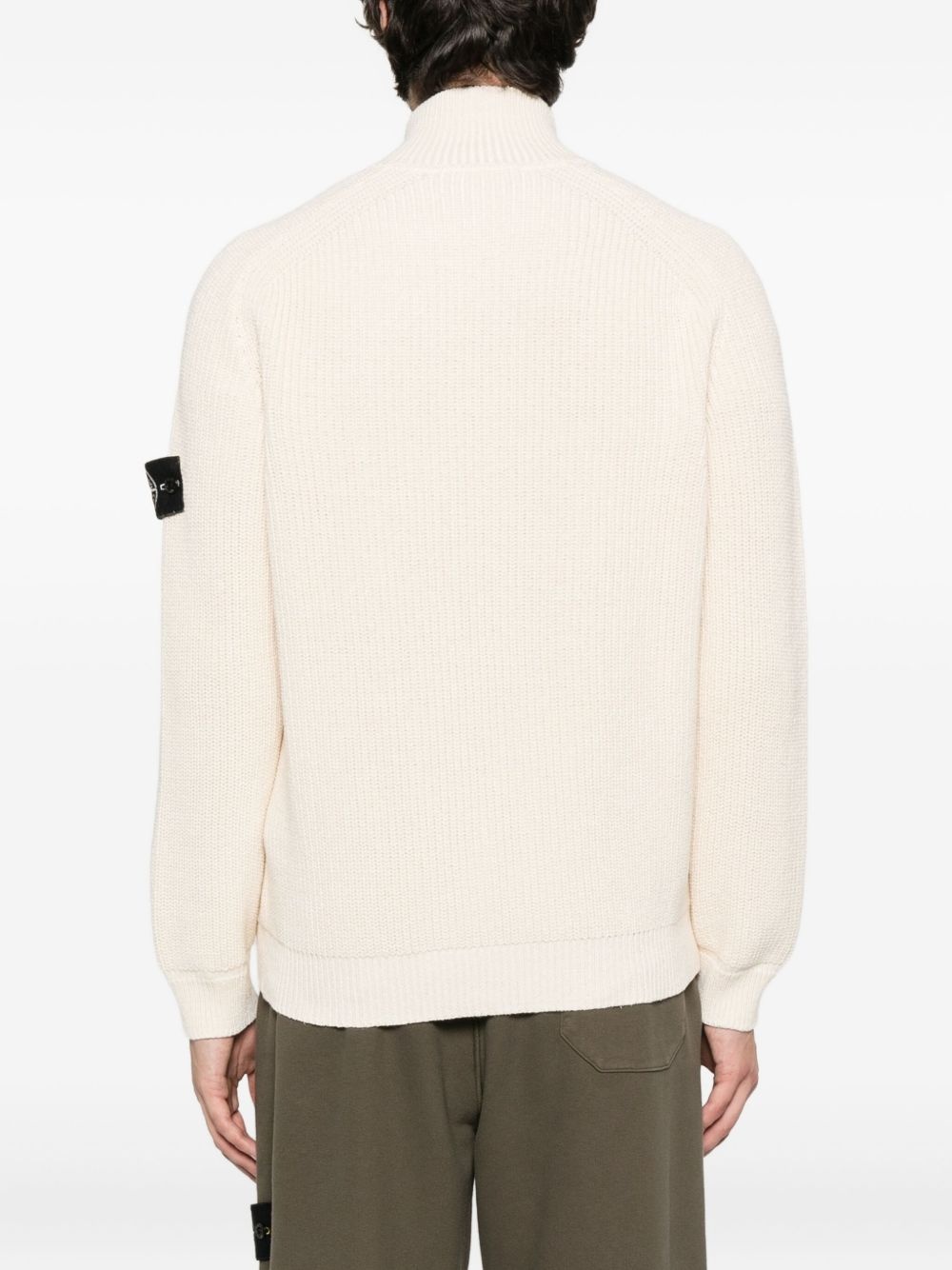 Raw Beauty zip-up cardigan - 4