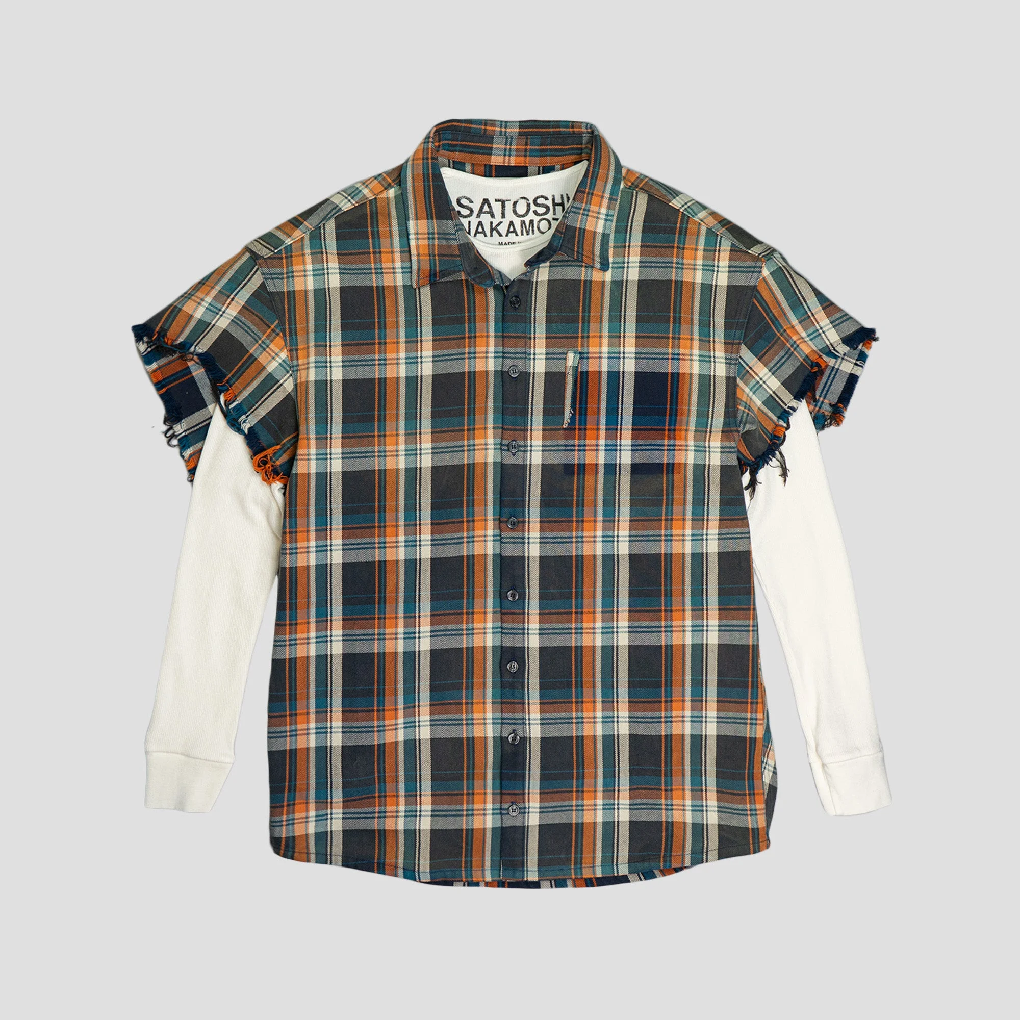 BENDER CUT OFF FLANNEL SHIRTS - 1