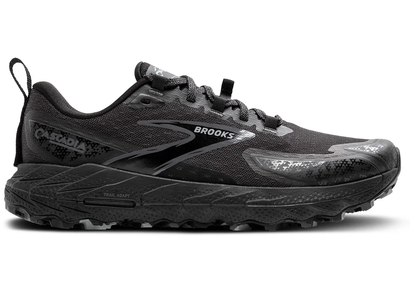 Brooks Cascadia 18 Black Blackened Pearl Grey - 1