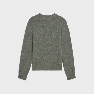 CELINE Crew Neck Sweater in iconic shetland outlook