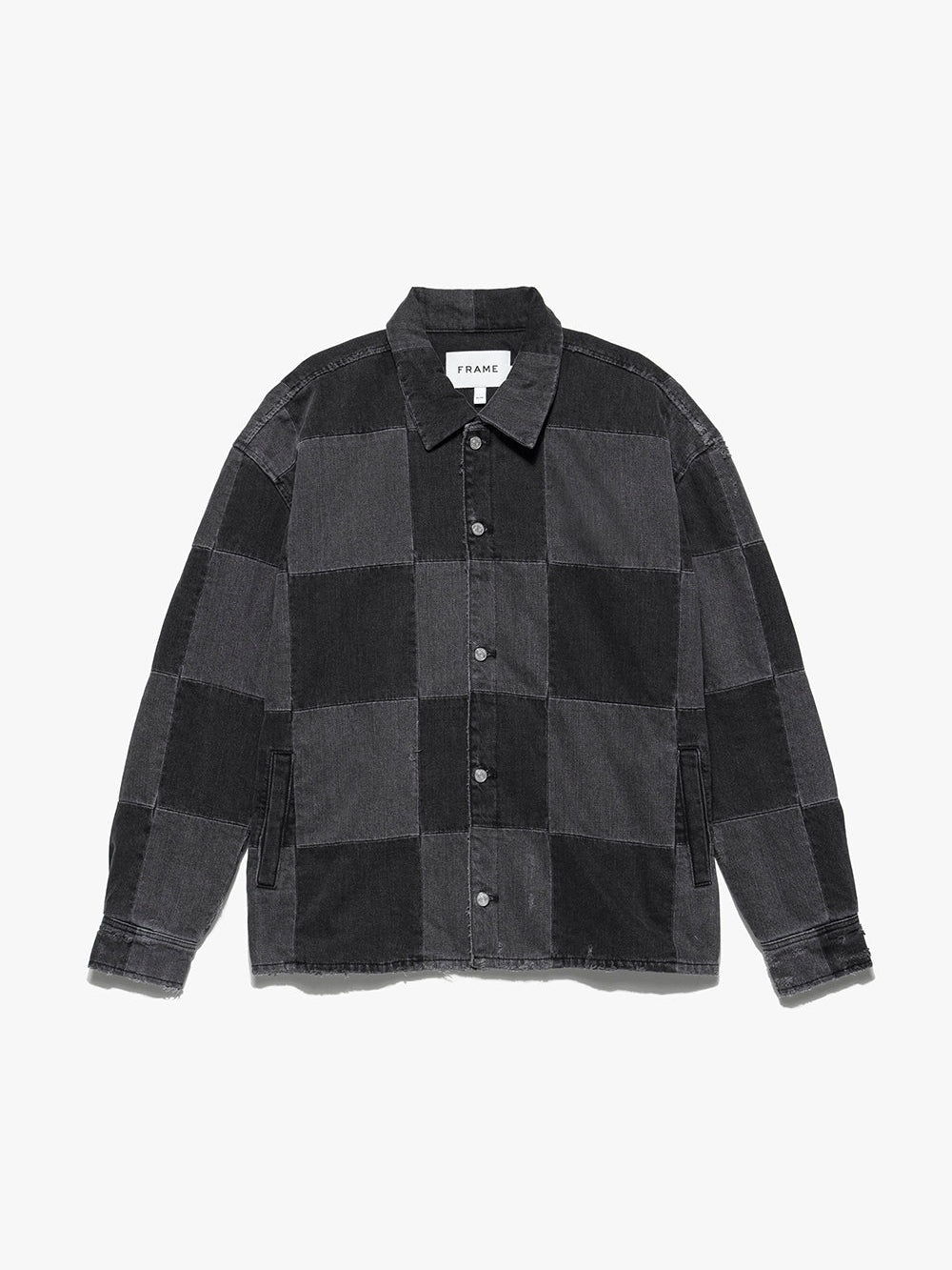 Monochrome Denim Jacket in Washed Noir - 1